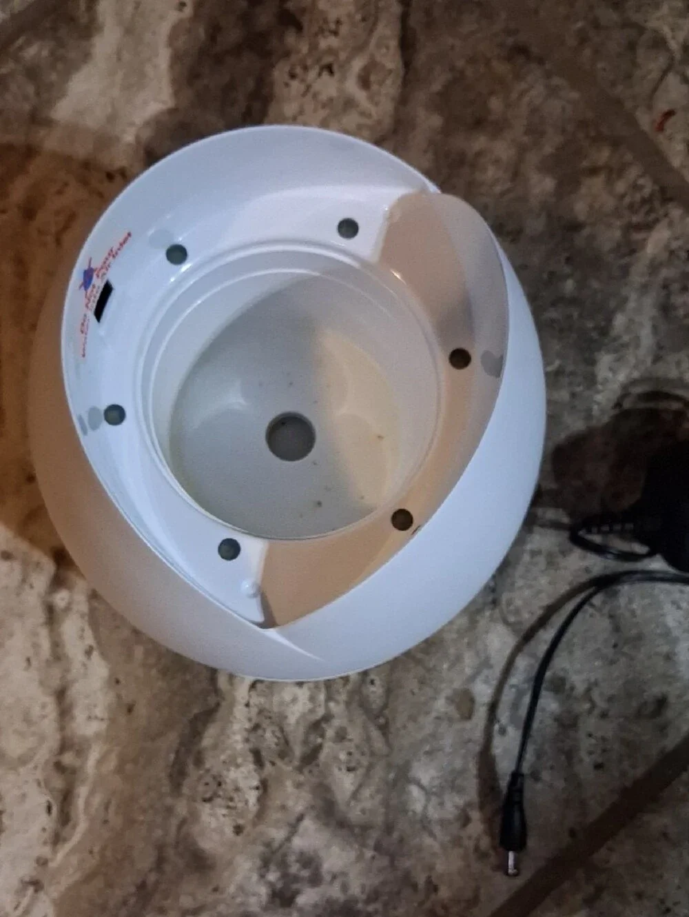 Young Living White and Purple Aroma Diffuser with Power Adapter